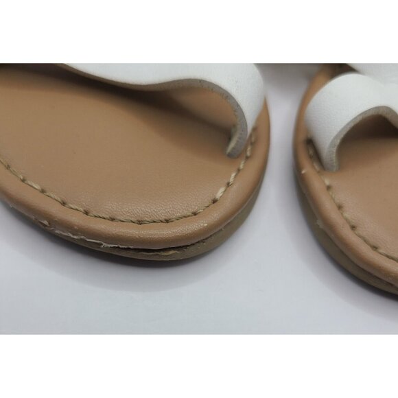 Piper Girl Shoes Size 8 Sandel Gladiator Cut Out Flat Zipper Used - Picture 11 of 11